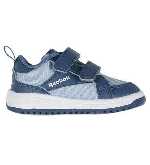 Se Reebok Sko - Weebok Clasp Low - Gable Grey/Blue Slate/White ved KidsWorld