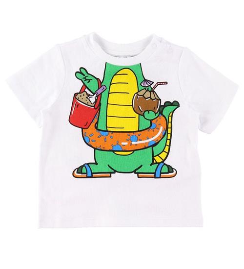 Se Stella McCartney Kids T-shirt - Hvid m. Tryk ved KidsWorld