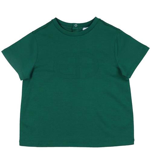 Se Emporio Armani T-shirt - Verde Logo ved KidsWorld