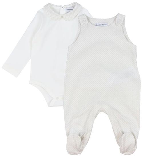 Se Emporio Armani Emporio Armani GavesÃ¦t - Sparkedragt/Body - Fant Beige ved KidsWorld