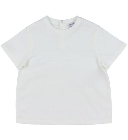 Se Emporio Armani T-shirt - Bianco Logo ved KidsWorld
