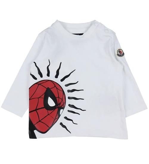 Moncler Moncler x Spider-Man Bluse - Hvid m. Spider-Man