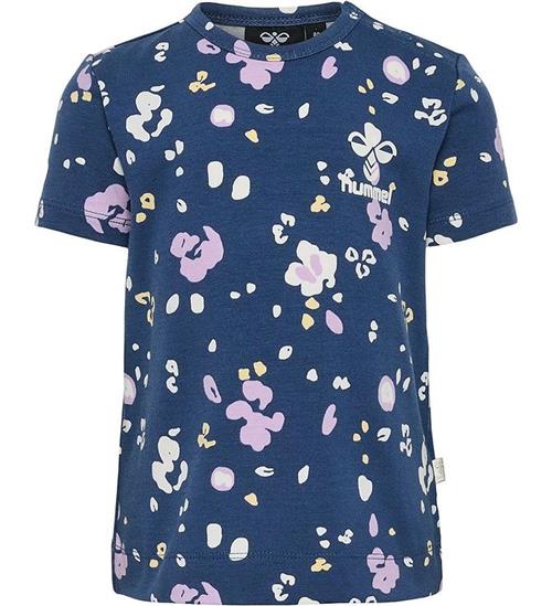 Se Hummel T-Shirt - HmlHappy - Sargasso Sea ved KidsWorld