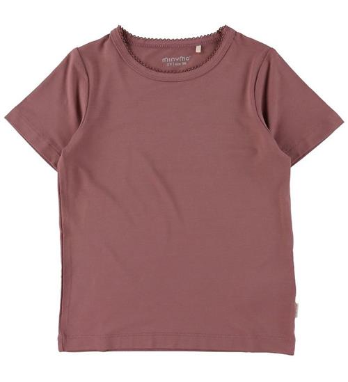 Minymo Minymo T-shirt - Bambus - Rose Brown