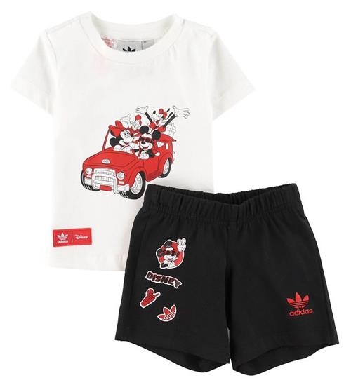 Se adidas Originals SÃ¦t - T-Shirt/Shorts - White ved KidsWorld