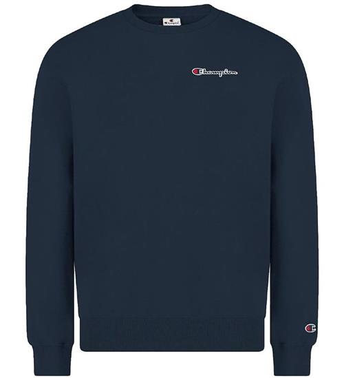 Se Champion Champion Fashion Sweatshirt - Navy m. Logo ved KidsWorld