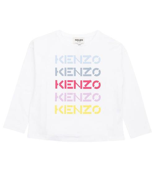 Kenzo Bluse - Hvid m. Tekst