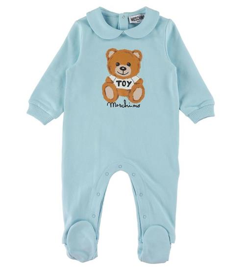 Se Moschino Moschino GaveÃ¦ske - Heldragt - Baby Sky Blue m. Print ved KidsWorld