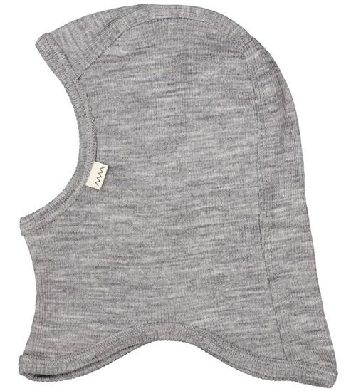 Se MarMar Elefanthue - Uld - Rib - 1-lags - Grey Melange ved KidsWorld