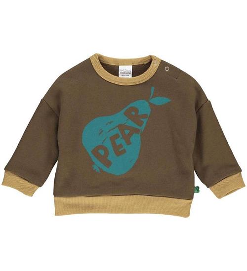 Se Freds World Freds World Sweatshirt - Veggie - Brown Mist m. Print ved KidsWorld