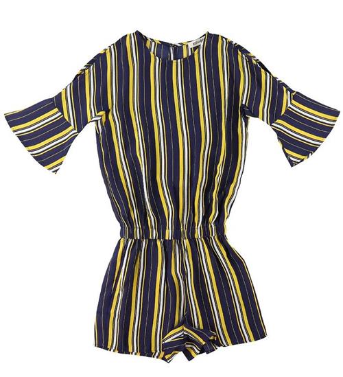 Se Add to Bag Buksedragt - Gul/Navy ved KidsWorld