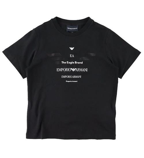 Emporio Armani Emporio Armani T-shirt - Sort m. Tekst