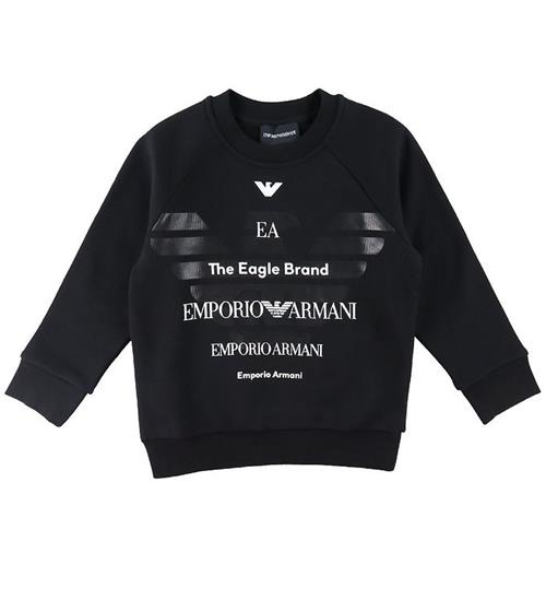 Emporio Armani Emporio Armani Sweatshirt - Sort m. Tekst