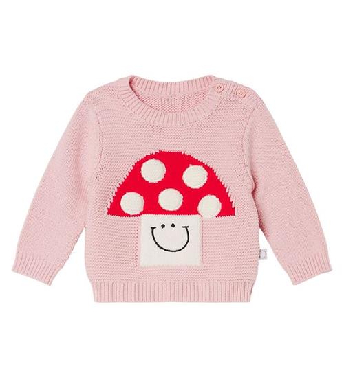 Se Stella McCartney Kids Stella McCartney Kids Bluse - Strik - Rosa m. Svamp ved KidsWorld