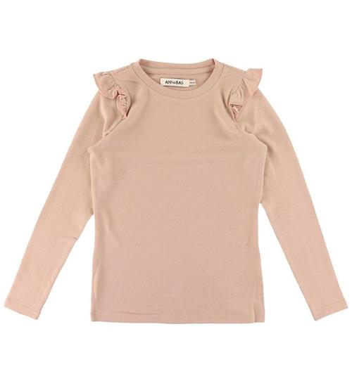 Se Add to Bag Add to Bag Bluse - Rib - Rosa ved KidsWorld