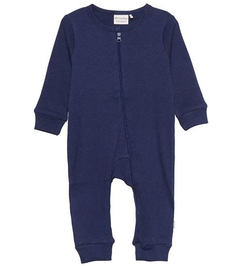 Se Minymo Minymo Heldragt - Rib - Dark Navy ved KidsWorld