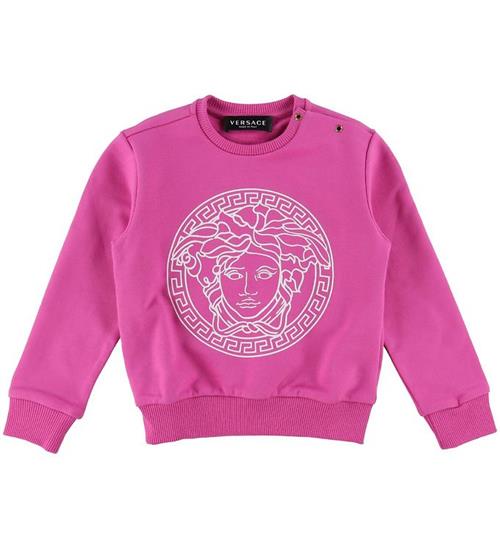 Versace Versace Sweatshirt - Medusa - Fuchsia/Hvid