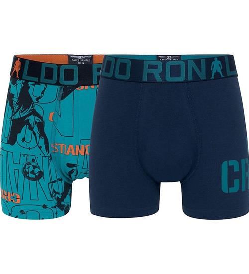 JBS Ronaldo Boxershorts - 2-pak - BlÃ¥/Orange