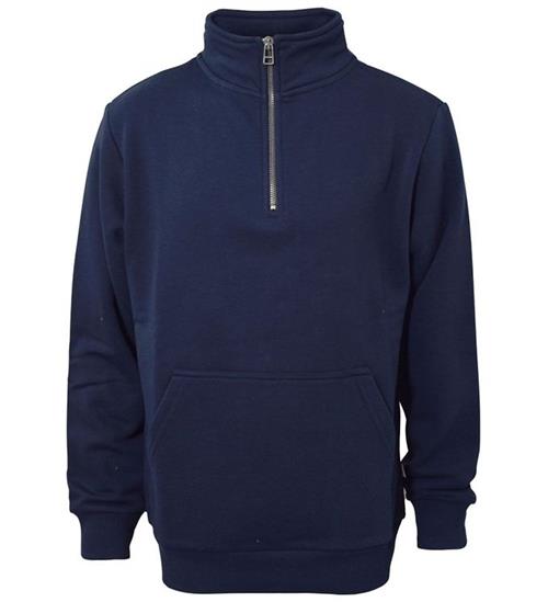 Se Hound Hound Sweatshirt - Half Zip - Navy ved KidsWorld