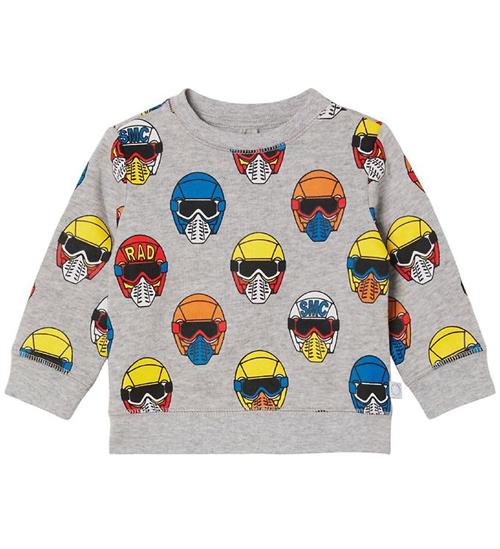 Se Stella McCartney Kids Sweatshirt - GrÃ¥meleret m. Hjelme ved KidsWorld