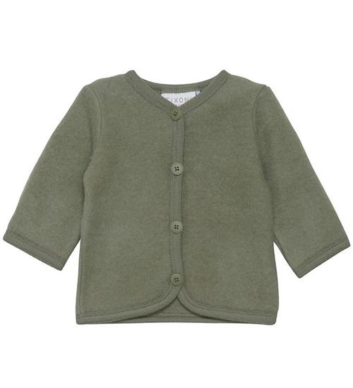 Fixoni Cardigan - Uld - Deep Lichen Green