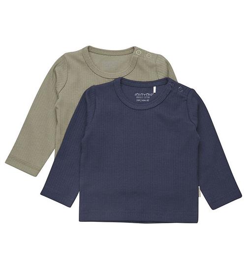 Se Minymo Bluse - 2-Pak - Dark Navy ved KidsWorld