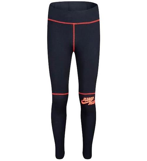 Jordan Jordan Leggings - Big Jumpman X Nike - Sort m. Rosa/Neon