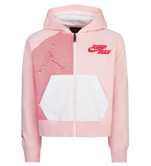 Se Jordan Cardigan - Big Jumperman X Nike - Atmosphere m. Neonpink ved KidsWorld
