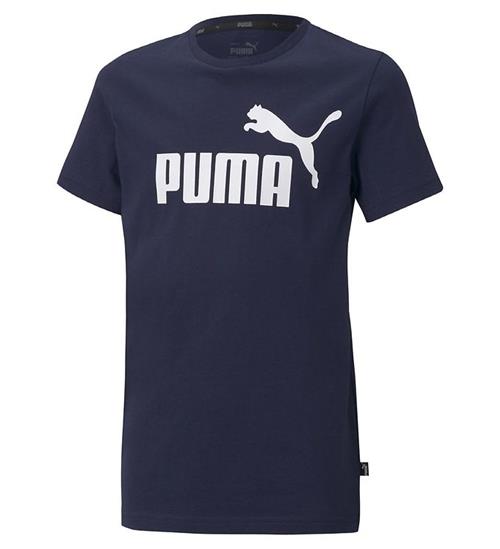 Puma Puma T-shirt - Ess Logo - Peacoat