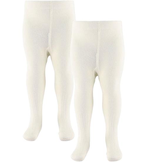 Se Name It StrÃ¸mpebukser - Noos - Rib - NknPantyhose - 2-pak - Whit ved KidsWorld