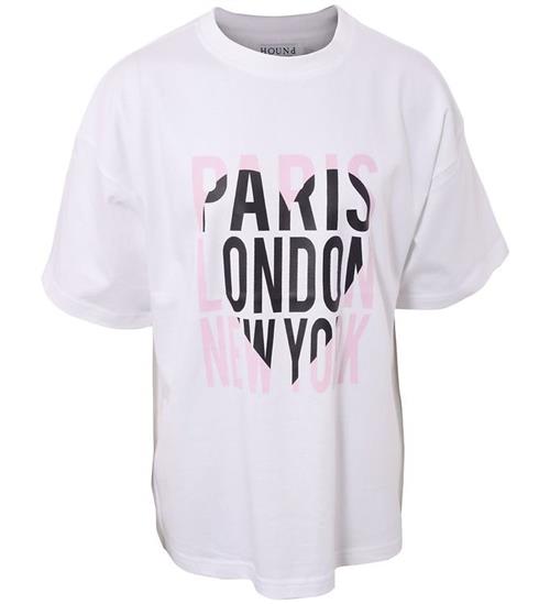 Se Hound T-shirt - Oversized - Hvid ved KidsWorld