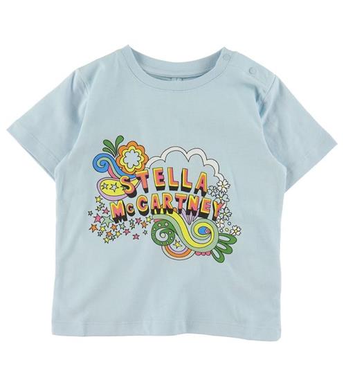 Stella McCartney Kids Stella McCartney Kids T-shirt - BlÃ¥ m. Print