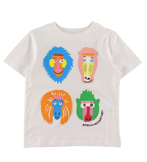 Stella McCartney Kids Stella McCartney Kids T-shirt - Hvid m. Aber