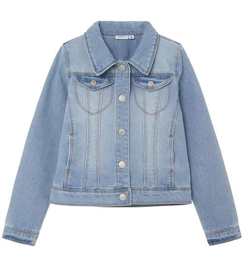 Name It Denimjakke - Noos - NkfStar - Light Blue Denim
