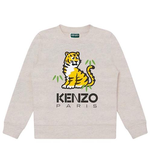 Kenzo Kenzo Sweatshirt - Light Grey m. Tiger