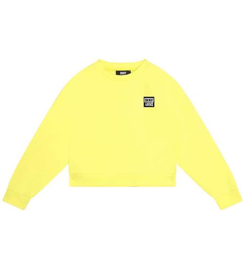 DKNY DKNY Sweatshirt - Cropped - Lemon