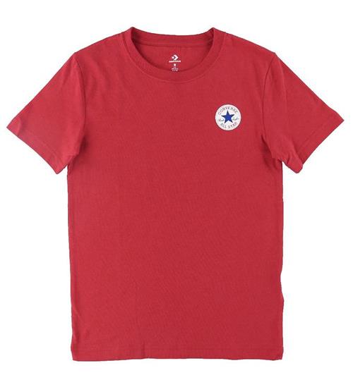 Se Converse Converse T-Shirt - Enamel Red ved KidsWorld