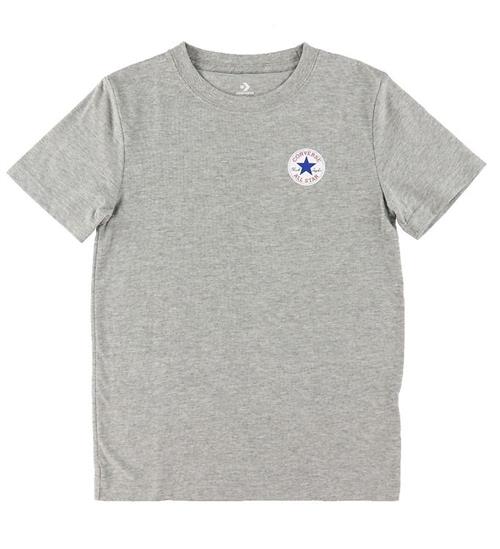 Se Converse Converse T-Shirt - Grey Heather ved KidsWorld