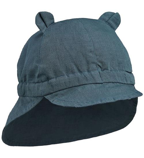 Liewood Liewood Solhat - Gorm Linen - Whale Blue