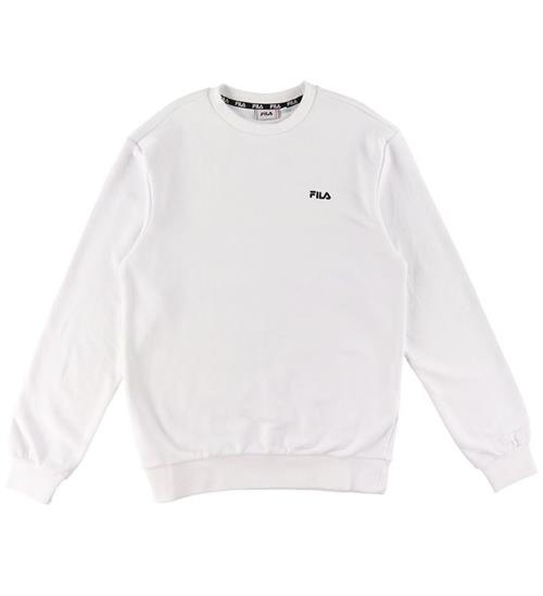 Se Fila Fila Sweatshirt - Brustem - Bright White ved KidsWorld