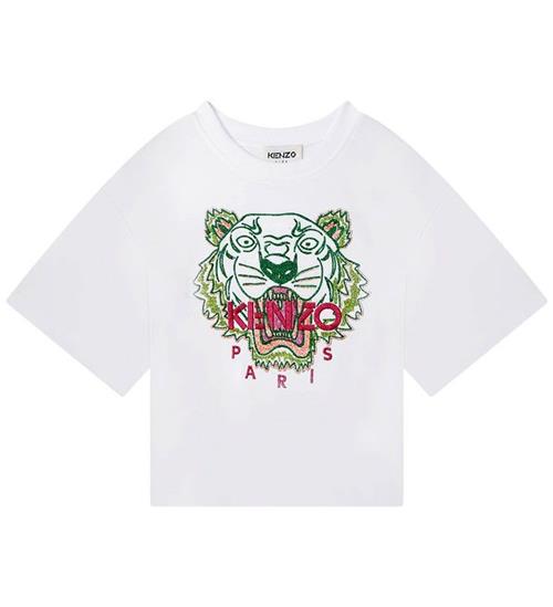 Se Kenzo Kenzo T-shirt - Hvid m. Tiger ved KidsWorld