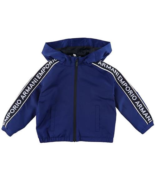 Emporio Armani Emporio Armani Sommerjakke - BlÃ¥/Navy m. Logostribe