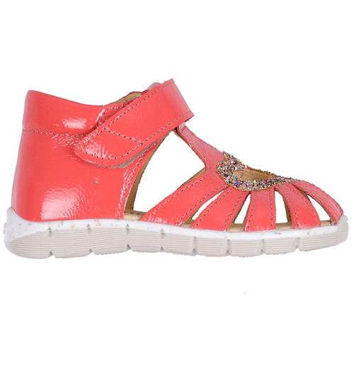 Angulus Angulus Begyndersandal - Koral m. Glitter