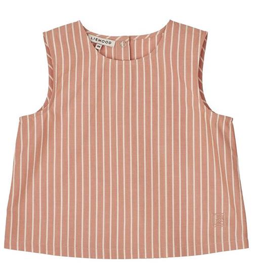 Se Liewood Liewood Top - Delphia - Tuscany rose/Creme de la creme ved KidsWorld