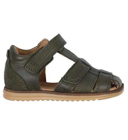 Se Wheat Sandaler - Sky - Dark Green ved KidsWorld