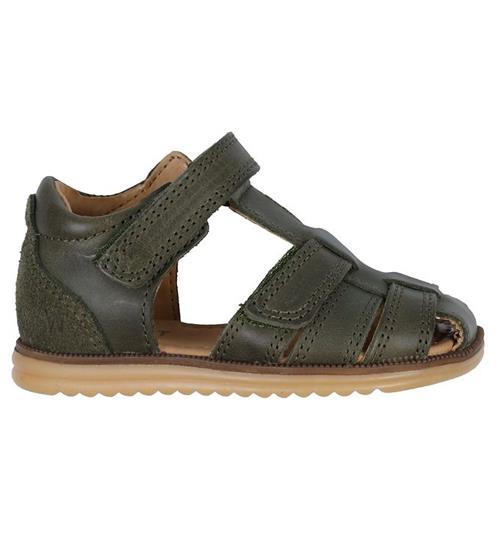 Se Wheat Wheat Sandaler - Sky - Dark Green ved KidsWorld