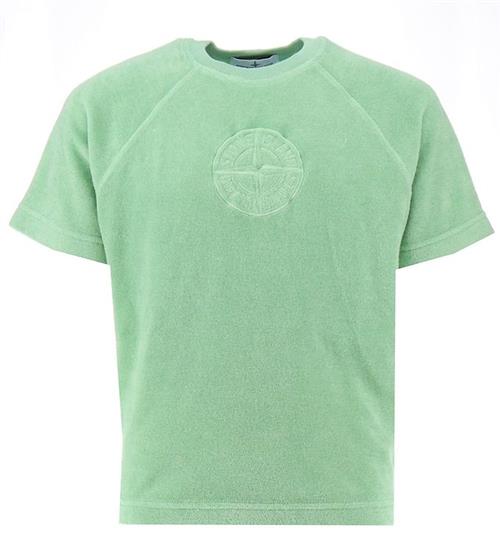 Stone Island Stone Island T-shirt - FrottÃ© - Light Green