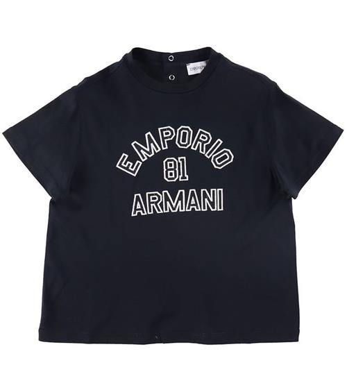 Se Emporio Armani Emporio Armani T-shirt - Navy m. Hvid ved KidsWorld