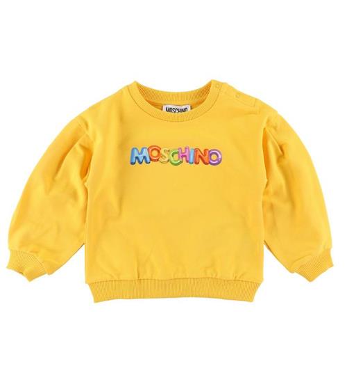 Se Moschino Moschino Sweatshirt - Gul m. Print ved KidsWorld