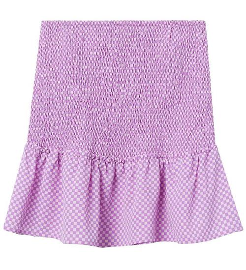 LMTD LMTD Nederdel - NlfEckali - Lilac Chiffon/Checks